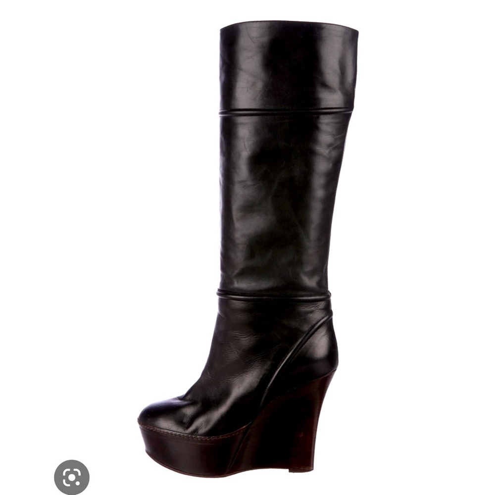 Marni Knee High Wedge Boots